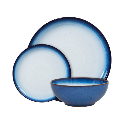 Blue Haze 12 Piece Dinnerware Set - Thumbnail 4