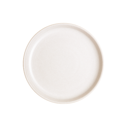 Quartz Rose White Coupe Medium Plate Seconds