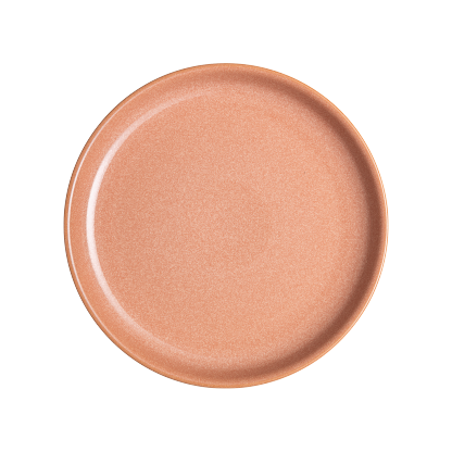 Quartz Rose Orange Coupe Dinner Plate Seconds