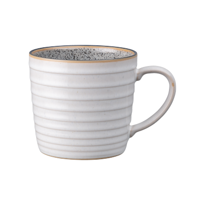 Studio Grey White Ridged Mug - Thumbnail 3
