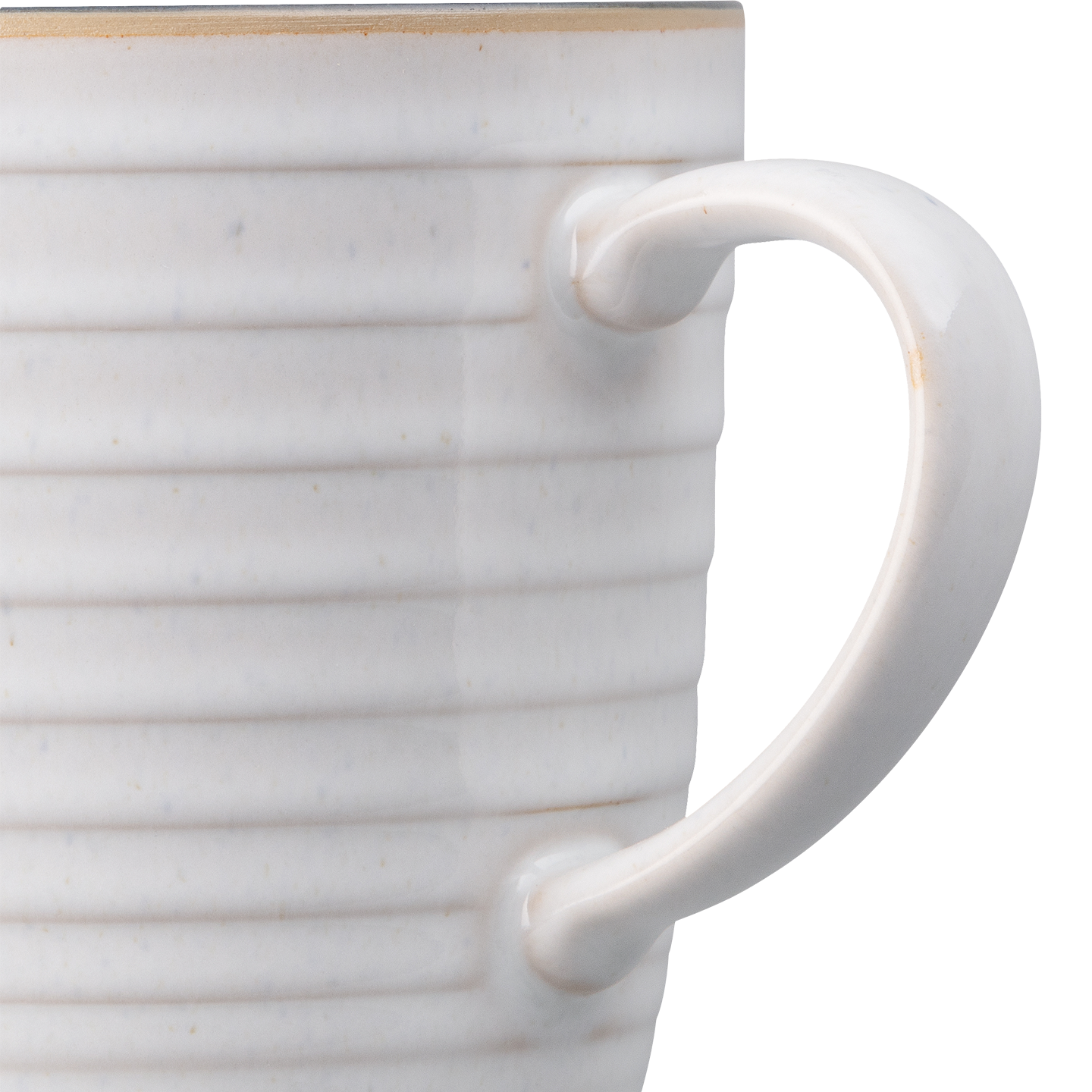 Studio Grey White Ridged Mug - Thumbnail 4