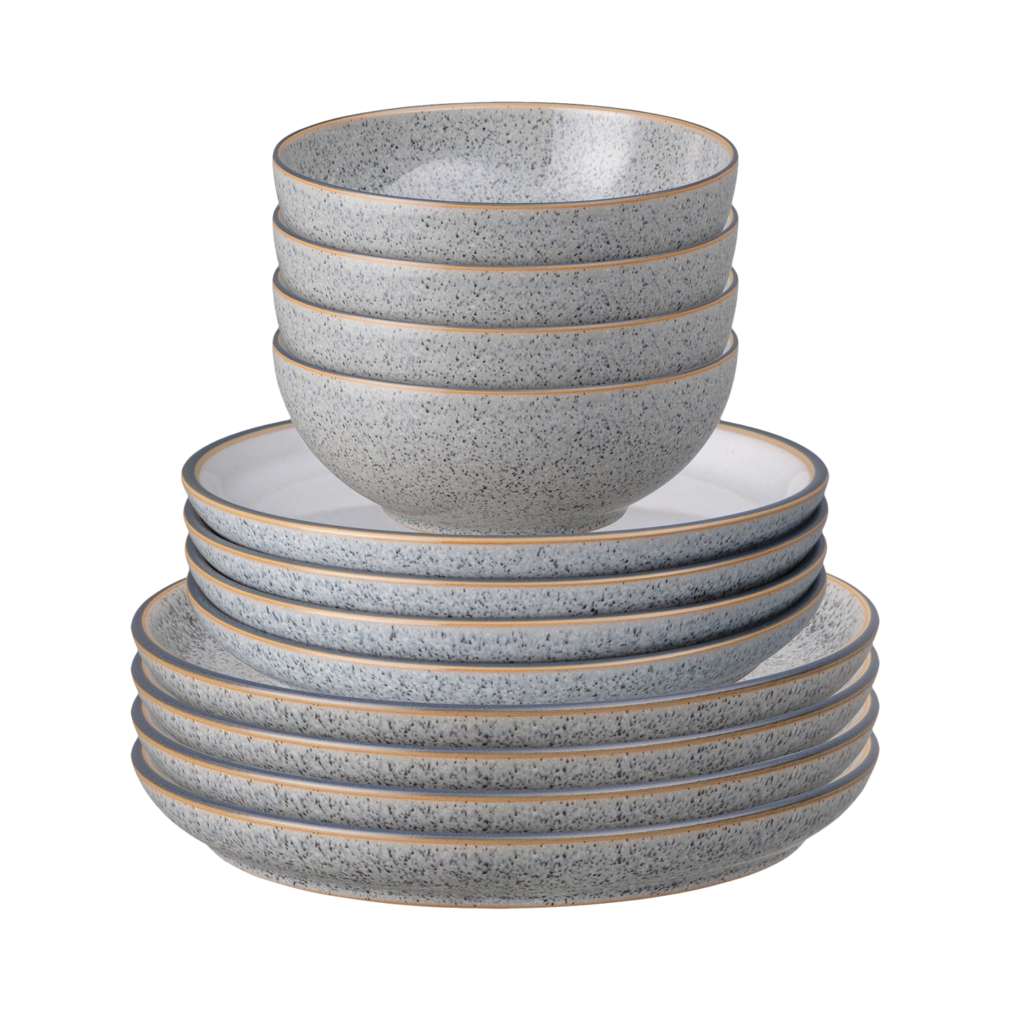 Studio Grey And White 12 Piece Dinnerware Set - Thumbnail 3