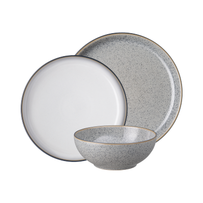 Studio Grey And White 12 Piece Dinnerware Set - Thumbnail 2