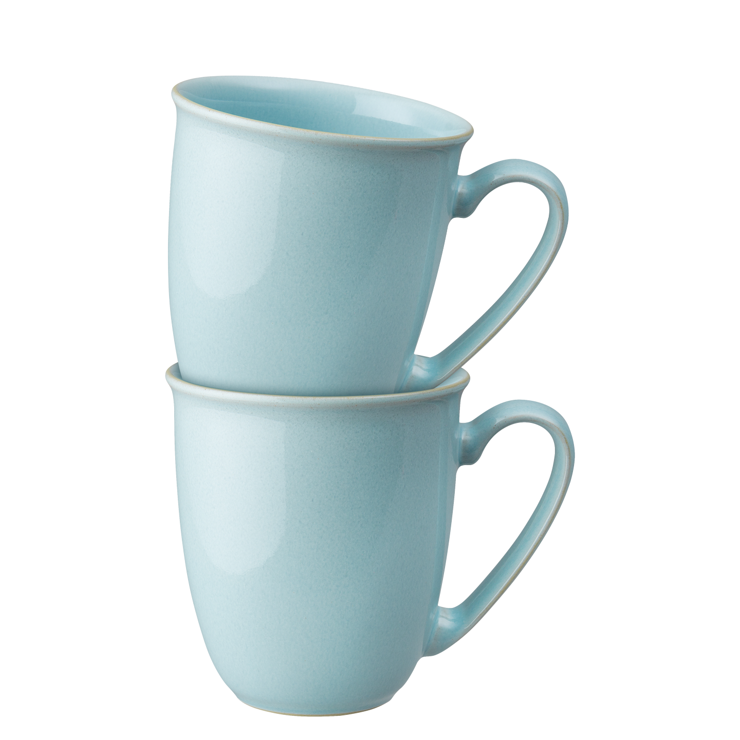Heritage Cloud Aqua Set Of 2 Coffee Beaker/Mugs