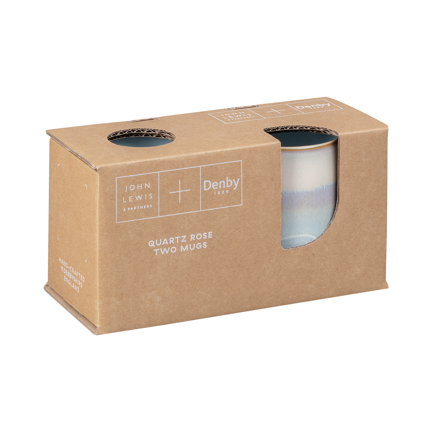 Quartz Rose 2 Piece Mug Set -