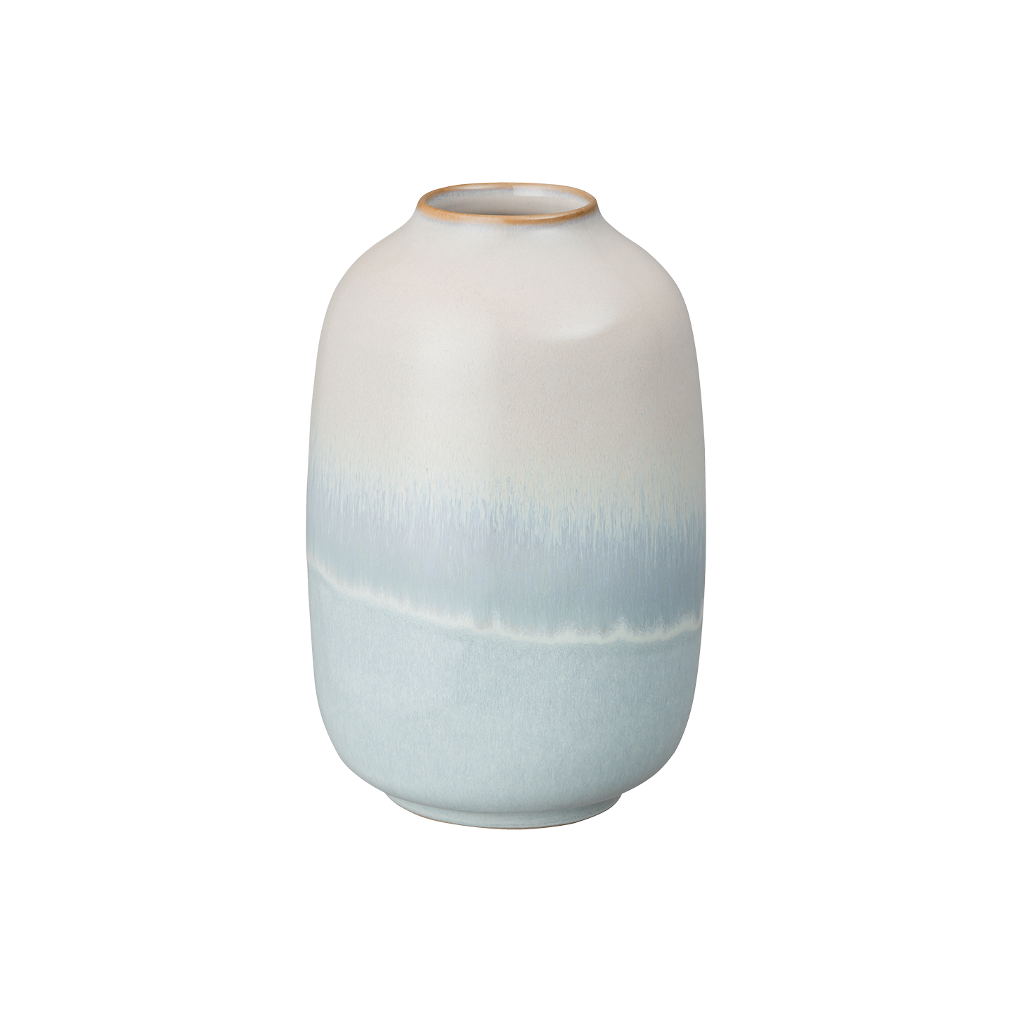 Quartz Rose Small Barrel Vase