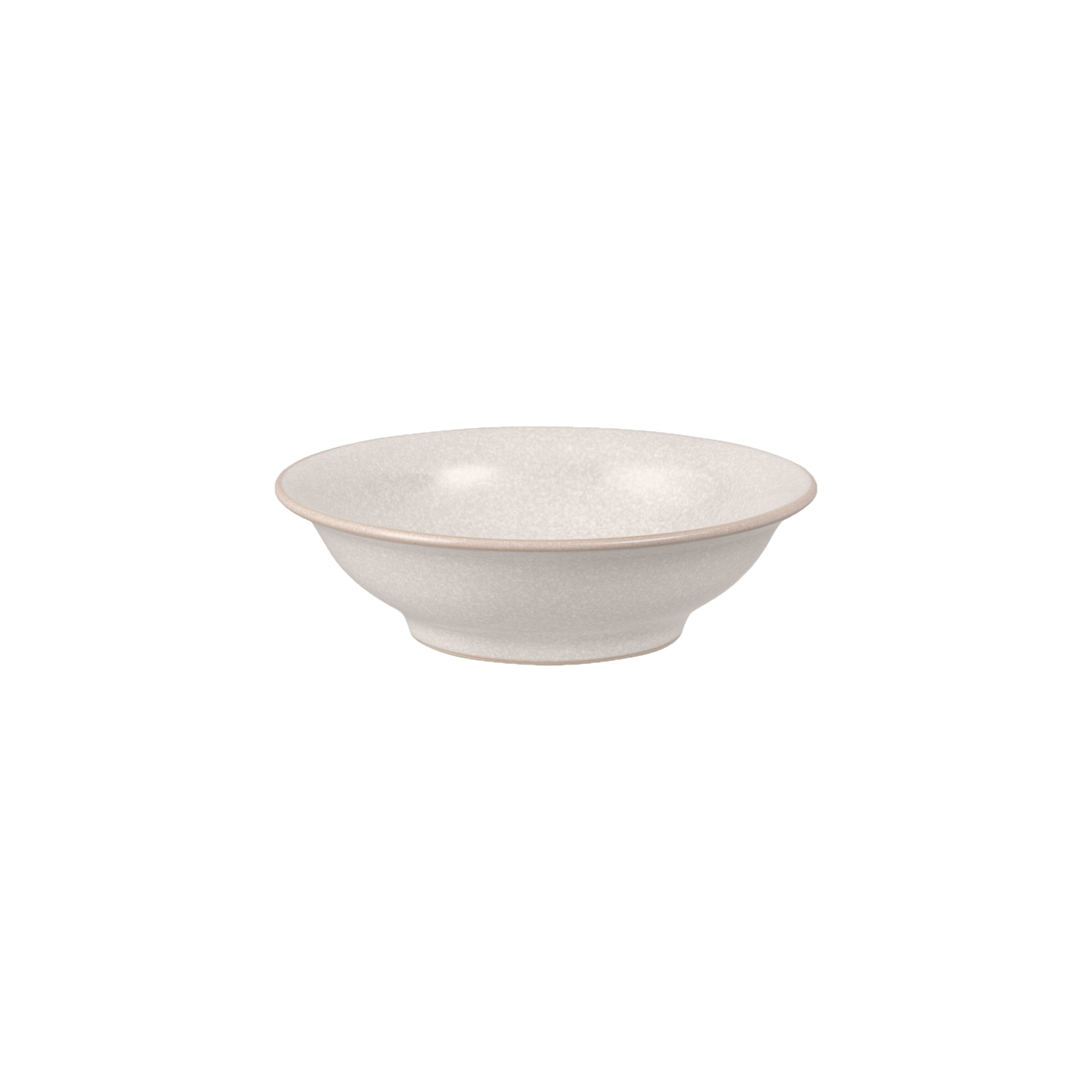 Elements Savannah White Small Shallow Bowl -
