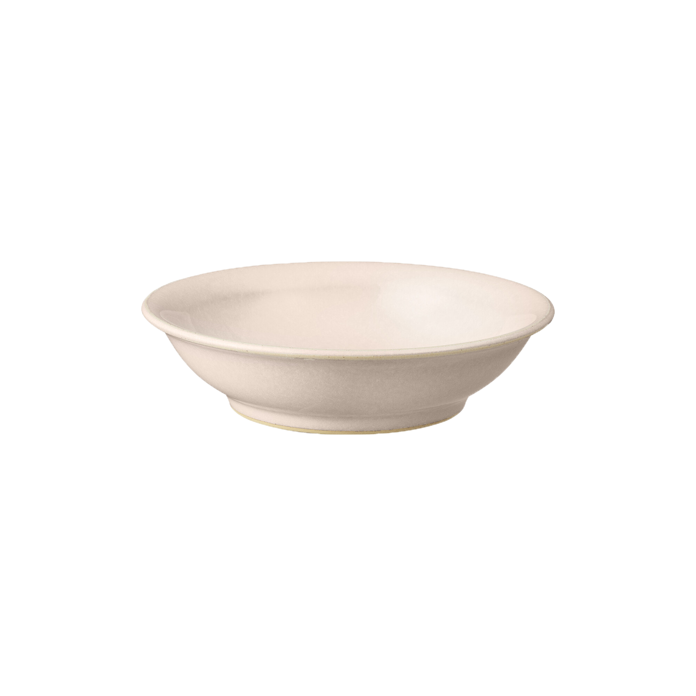 Image of Elements Savannah Cream Medium Shallow Bowl -