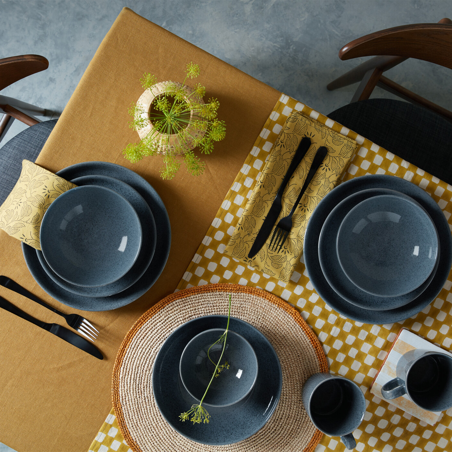 Dark Grey Speckle Cereal Bowl