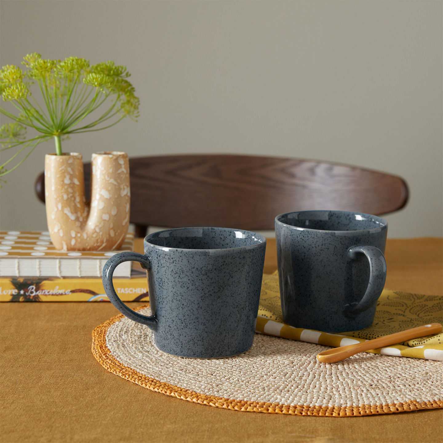 Dark Grey Speckle Mug - Thumbnail 4