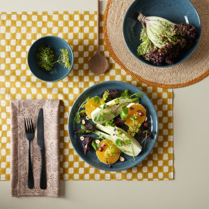 Dark Grey Speckle 12Pc Tableware Set