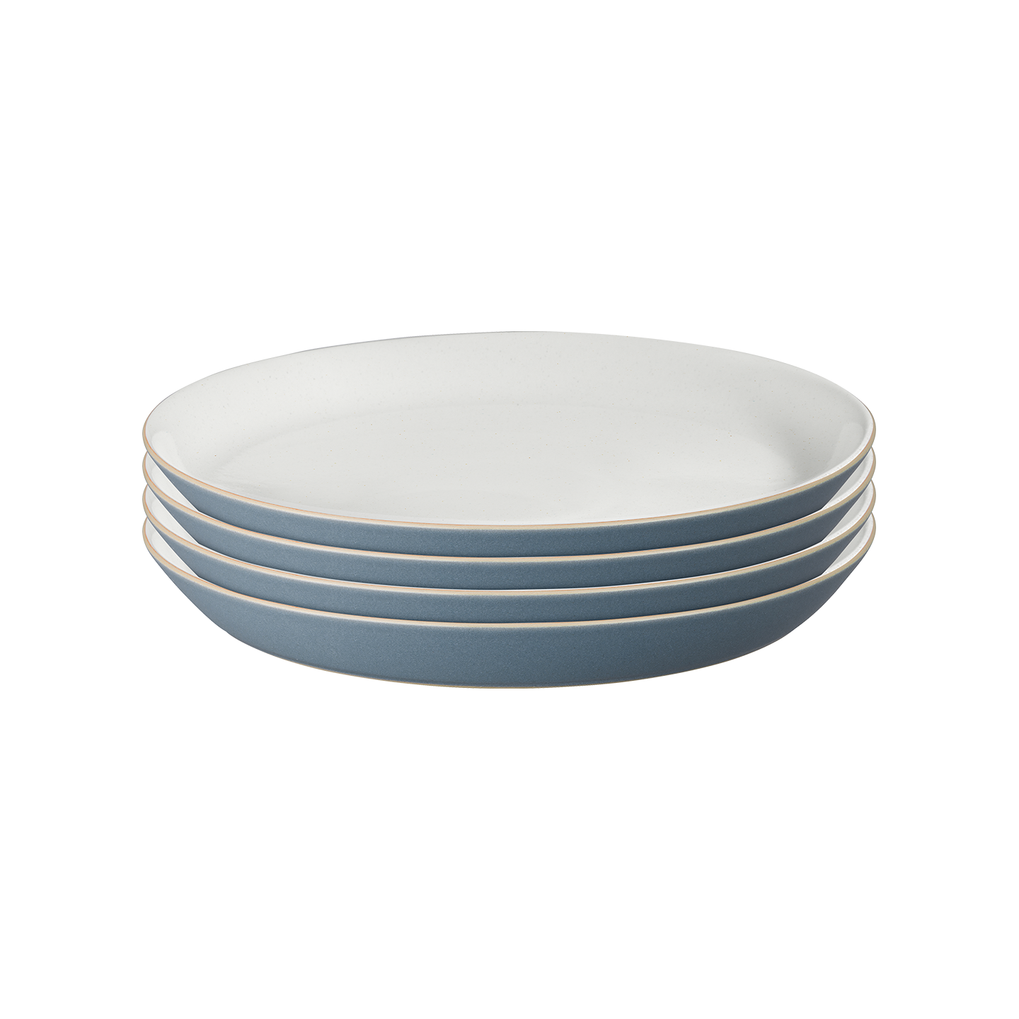 Impression Blue Dinner Plates - Set Of 4