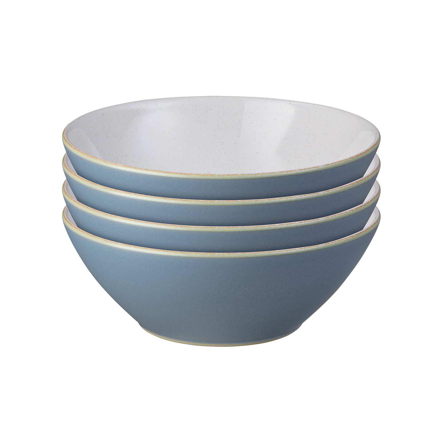 Impression Blue Cereal Bowls - Set Of 4 -
