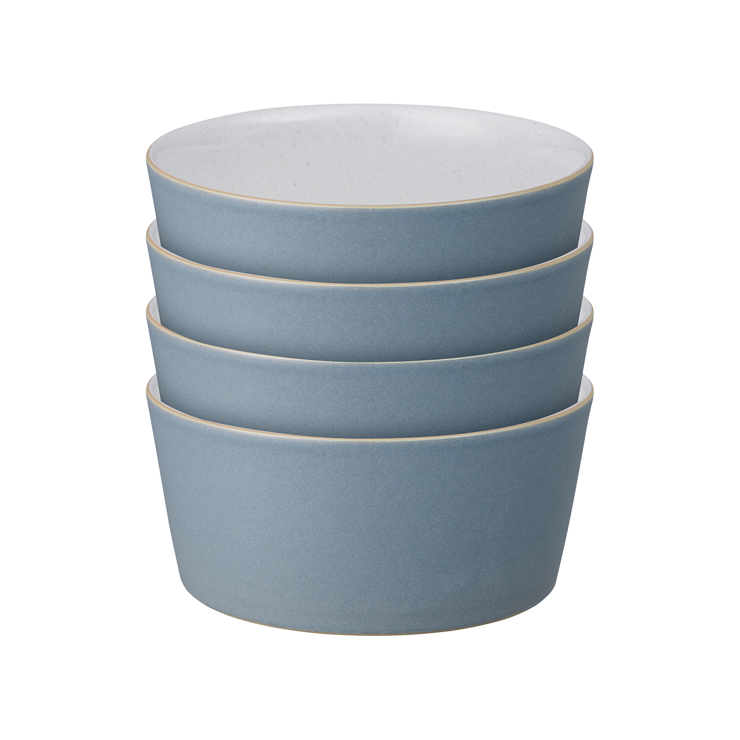 Impression Blue Straight Bowls - Set Of 4 - Thumbnail 2