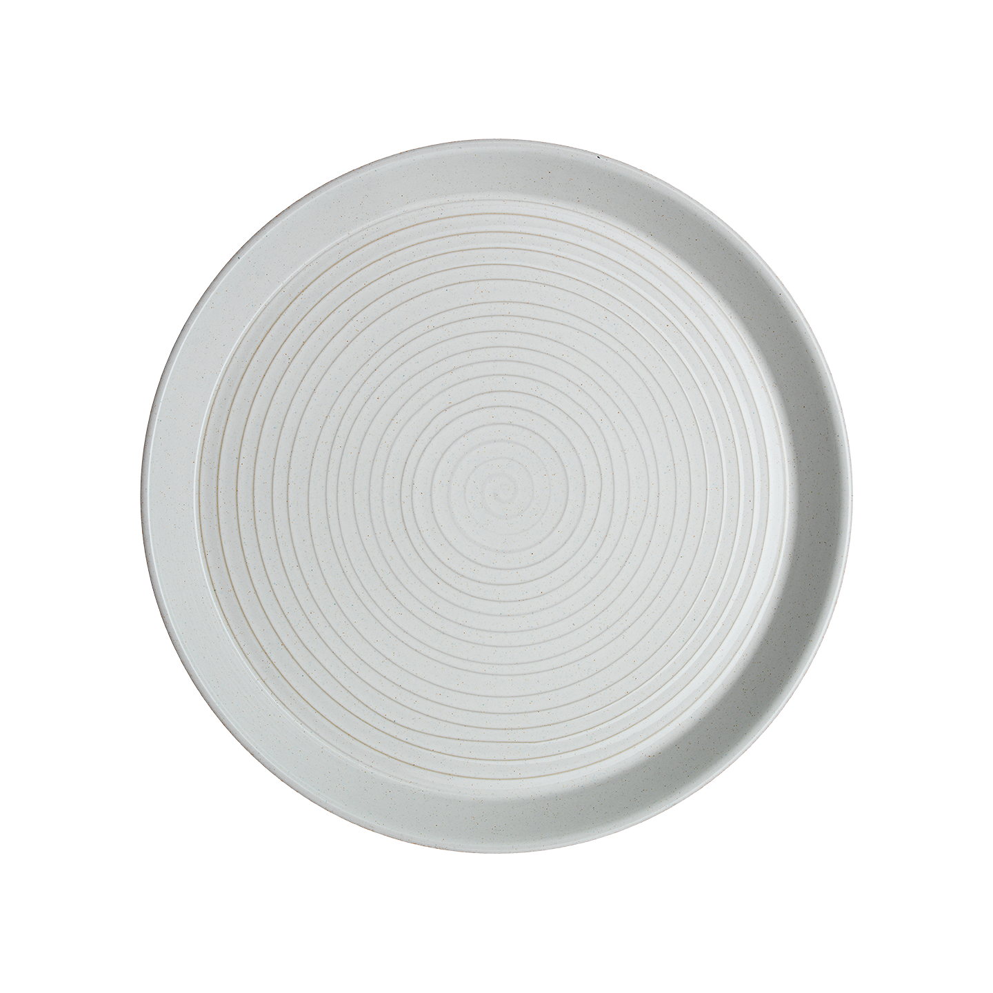 Impression Charcoal Blue Spiral Dinner Plate