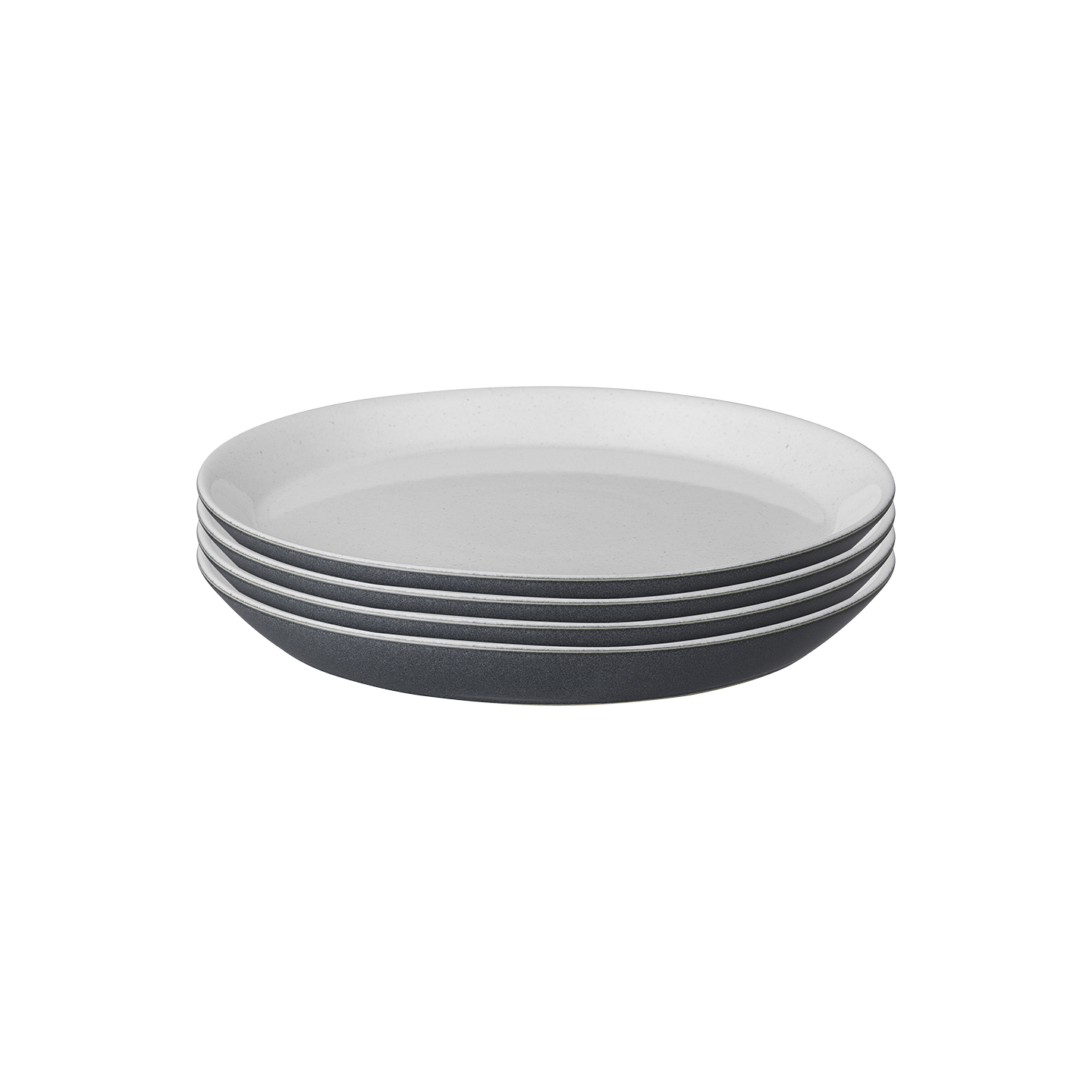 Impression Charcoal Blue Medium Plates - Set Of 4