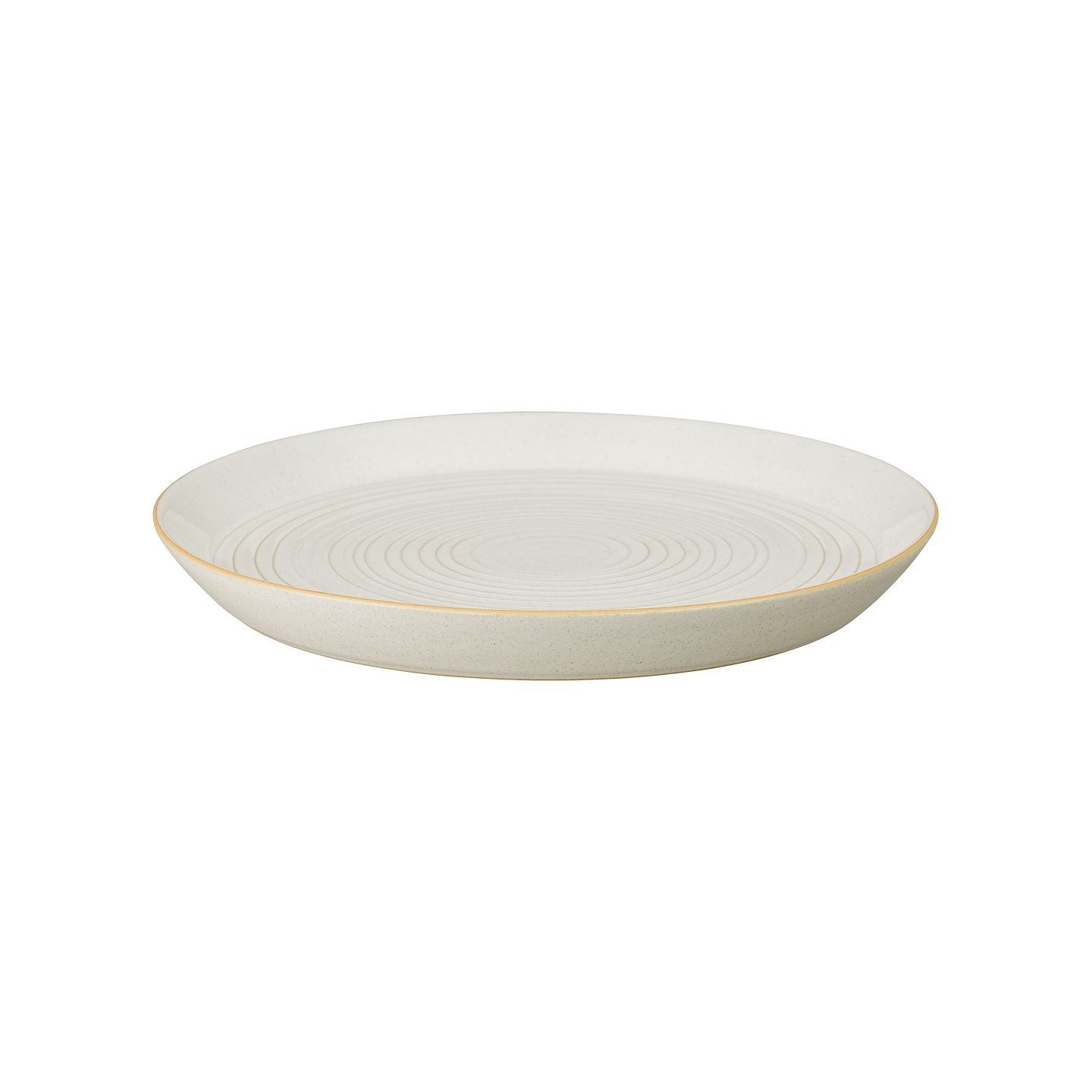 Impression Cream Spiral Dinner Plate -