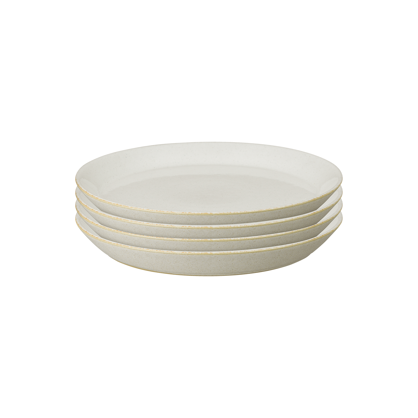 Impression Cream Medium Plates - Set Of 4 -