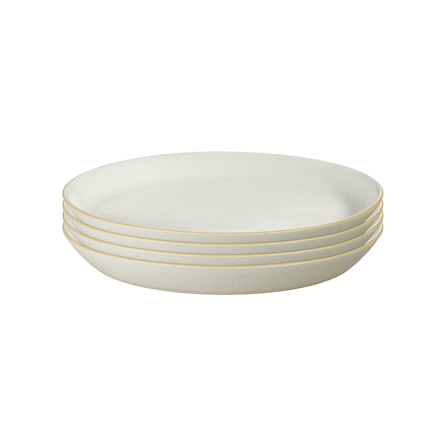 Impression Cream Dinner Plate - Set Of 4