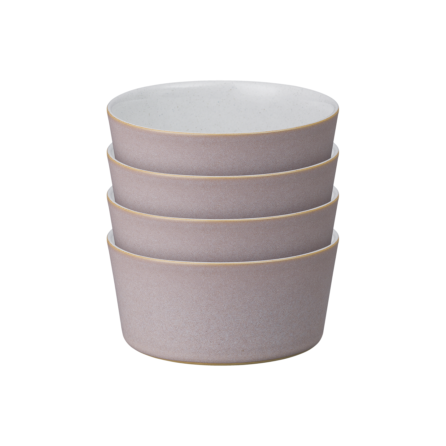 Impression Pink Straight Rice Bowls - Set Of 4