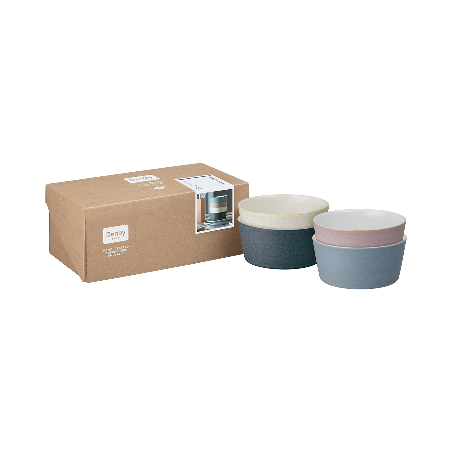 Impression Mixed Straight Bowls - Set Of 4 -