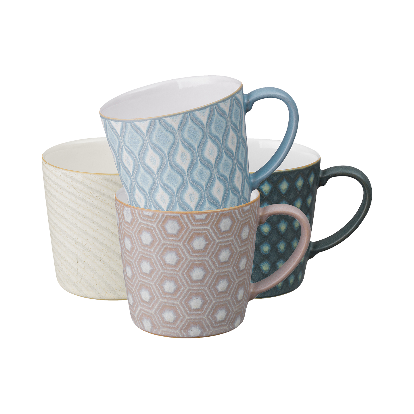 Impression Assorted Accent Mugs - Set Of 4 - Thumbnail 2