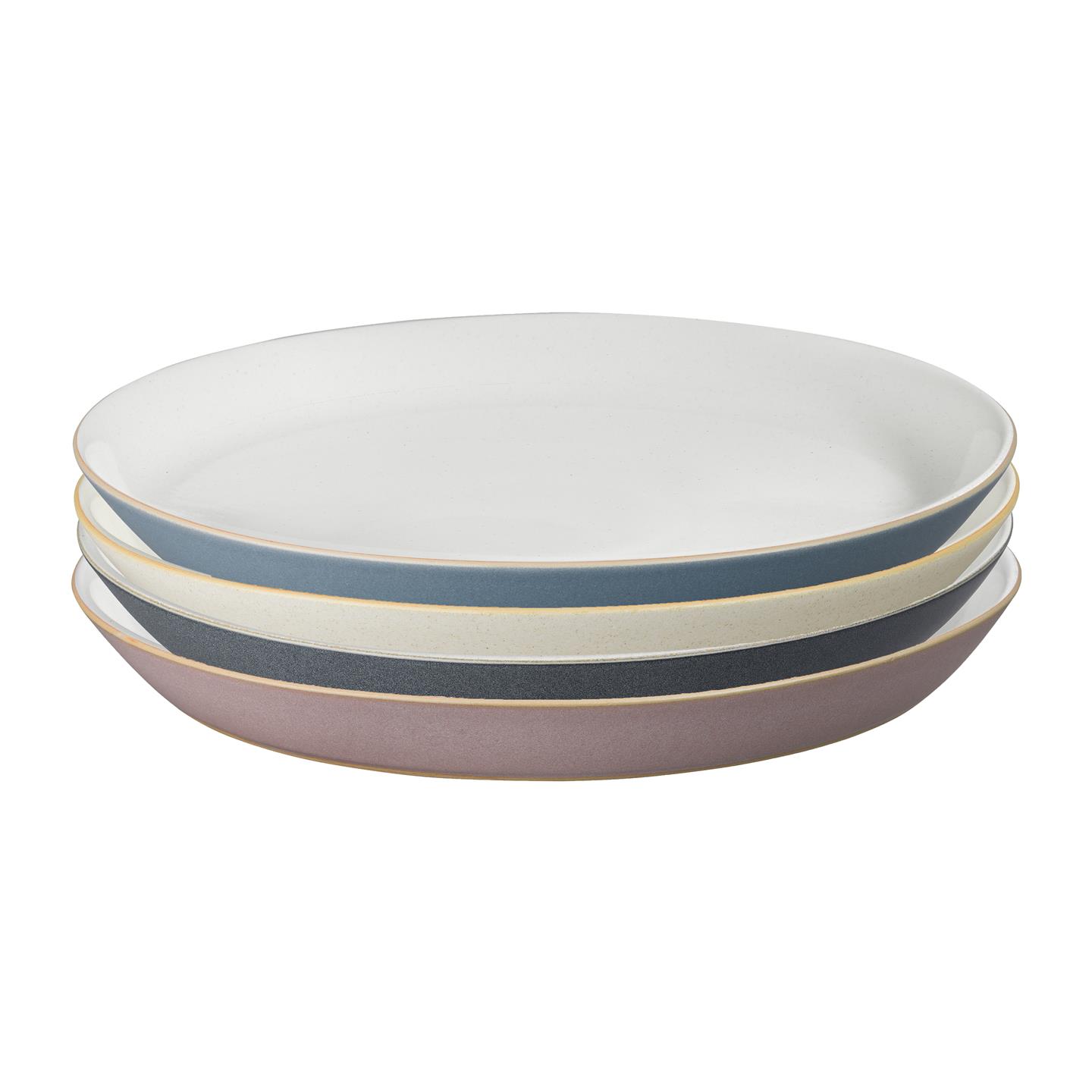 Impression Assorted Dinner Plates - Set Of 4 -
