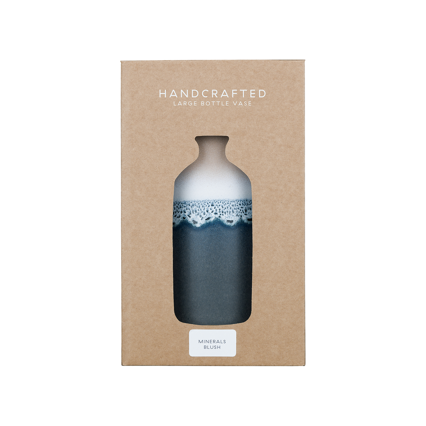 Mineral Blush Large Bottle Vase -