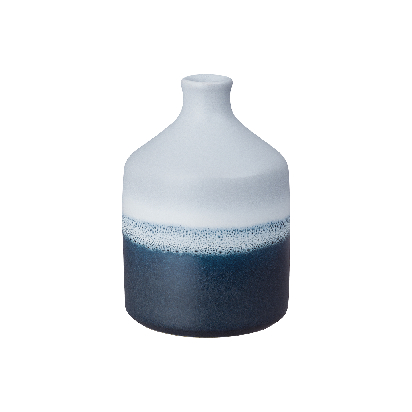 Mineral Blue Small Bottle Vase