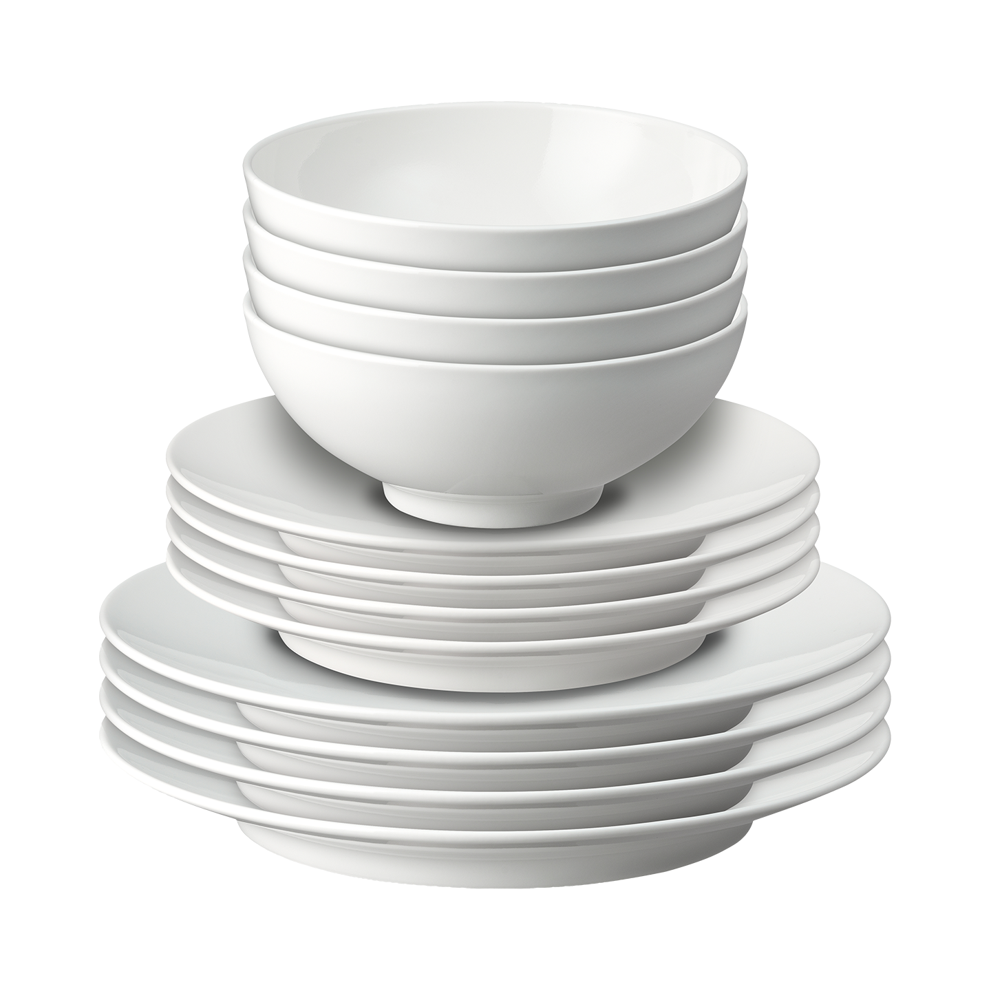 Classic White 12 Piece Dinner Set