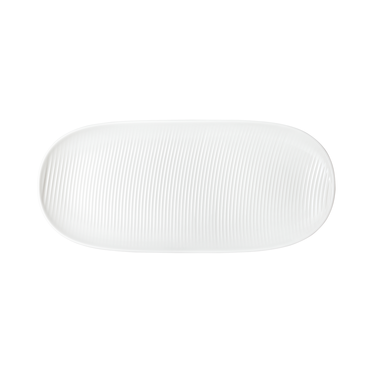 Arc White Large Platter -