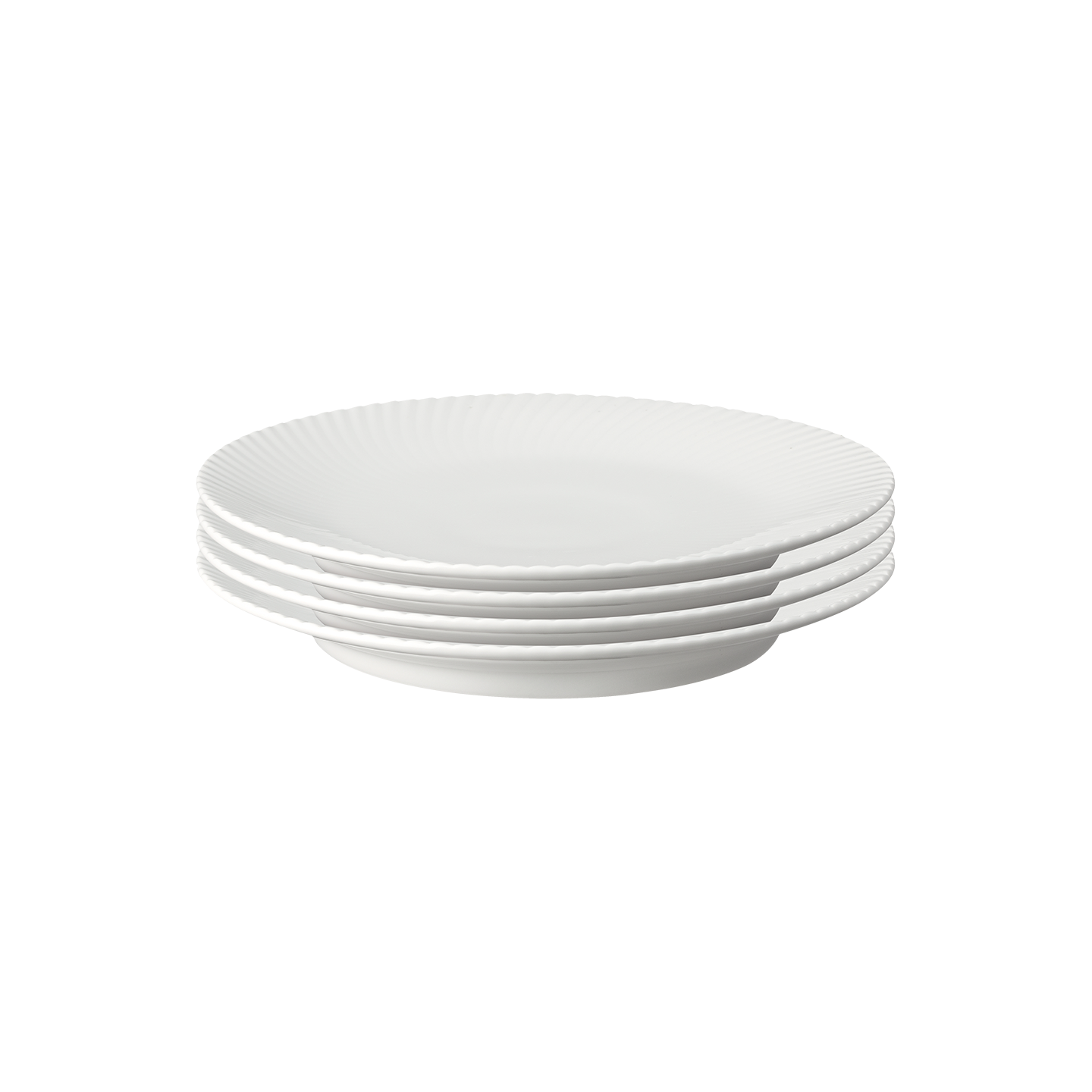 Arc White Medium Plates - Set Of 4 -