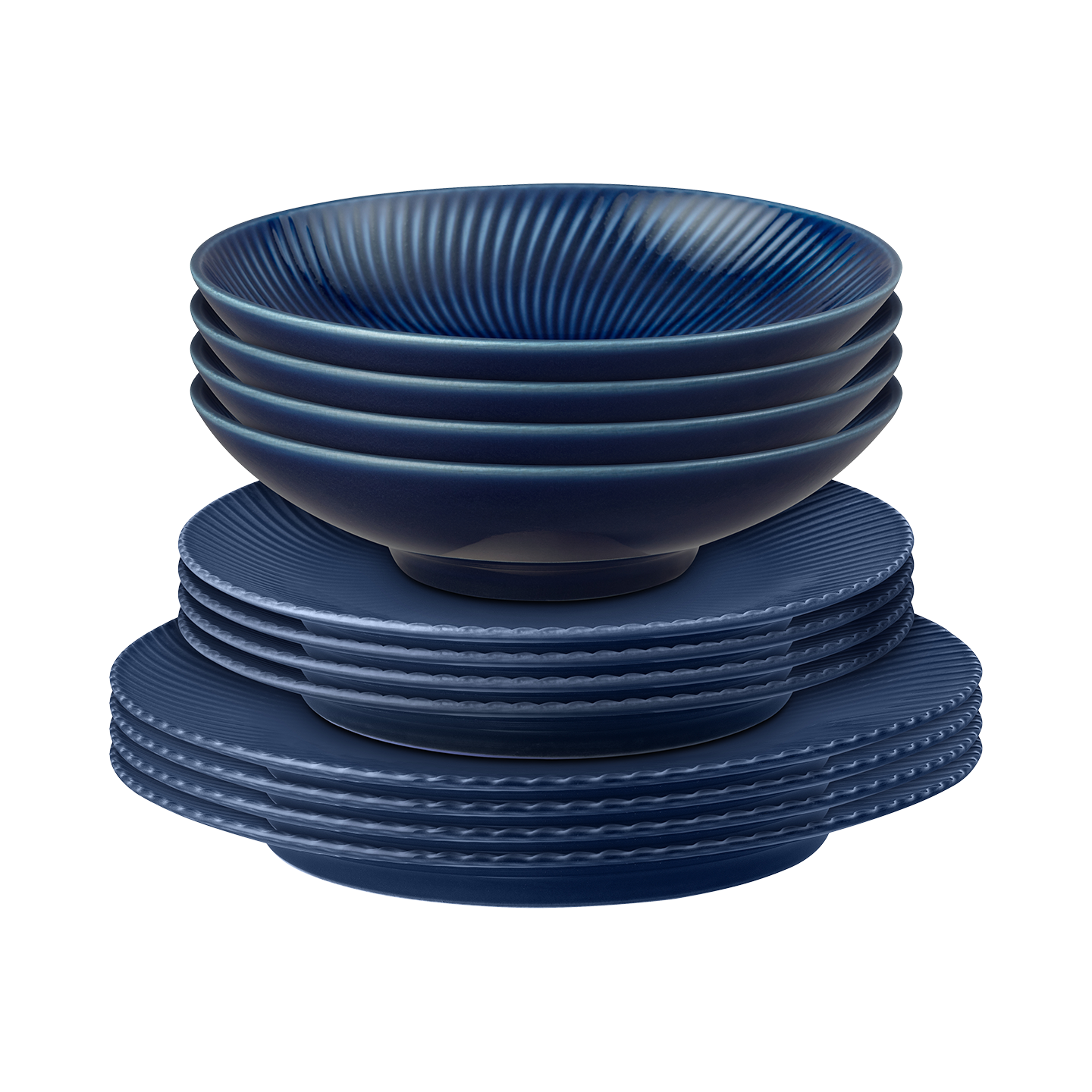 Arc Blue 12 Piece Set (Including Pasta Bowl) -