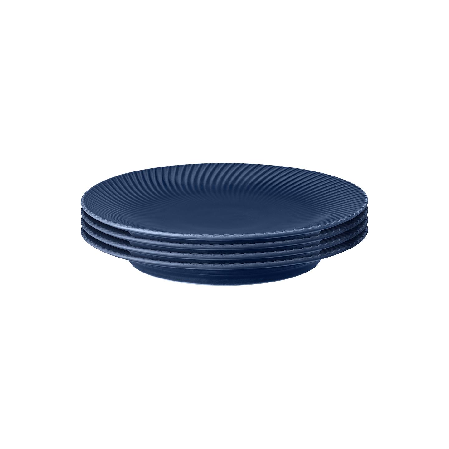 Arc Blue Medium Plates - Set Of 4 -