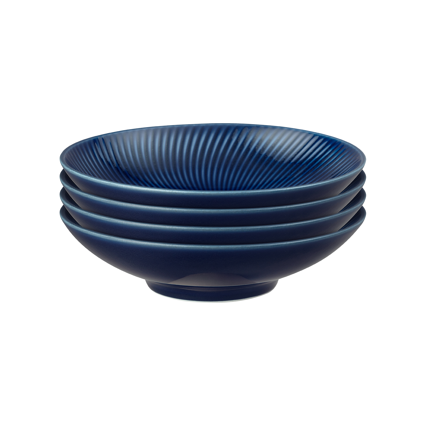 Arc Blue Pasta Bowls - Set Of 4 -