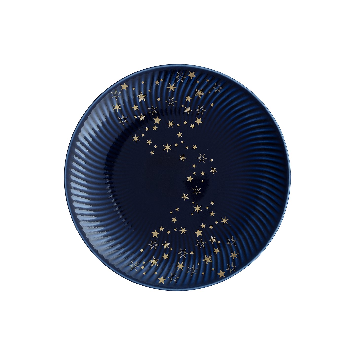 Porcelain Arc Blue Stars Medium Plate Second -