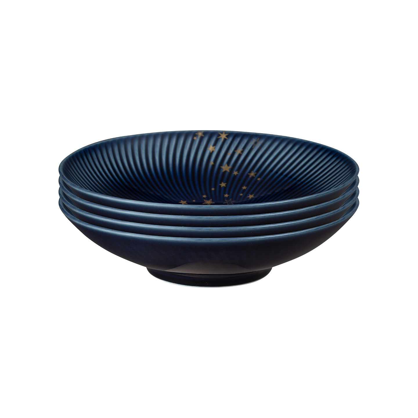 Arc Blue Stars Pasta Bowl - Set Of 4 -