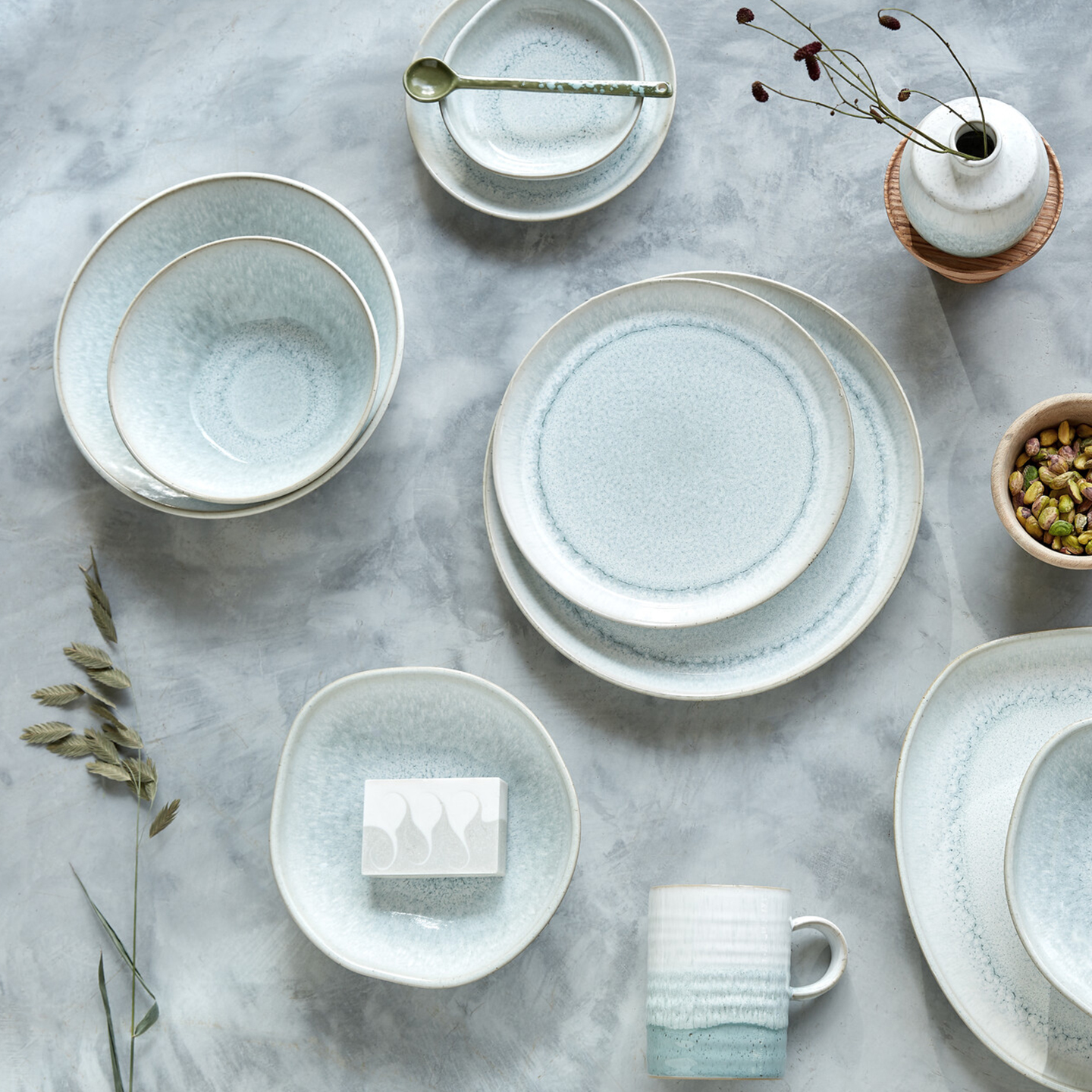 Kiln Green By Denby Medium Plates - Set Of 4 - Thumbnail 2