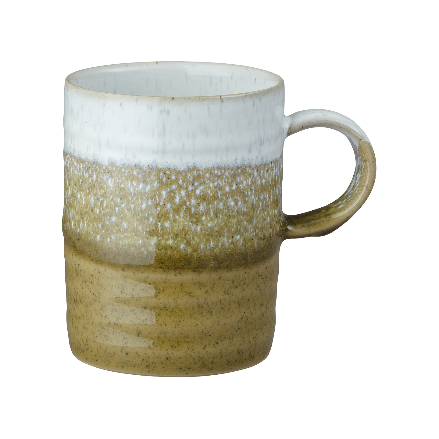 Kiln Accents Ochre Ridged Mug -
