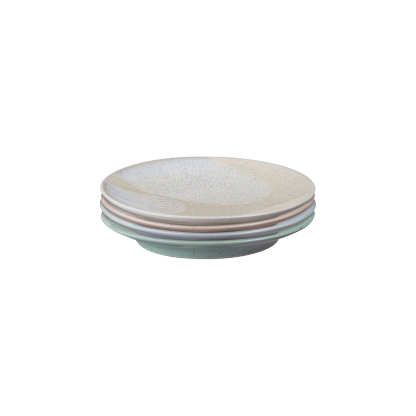 Kiln Pastels Accent Small Plate Set of 4