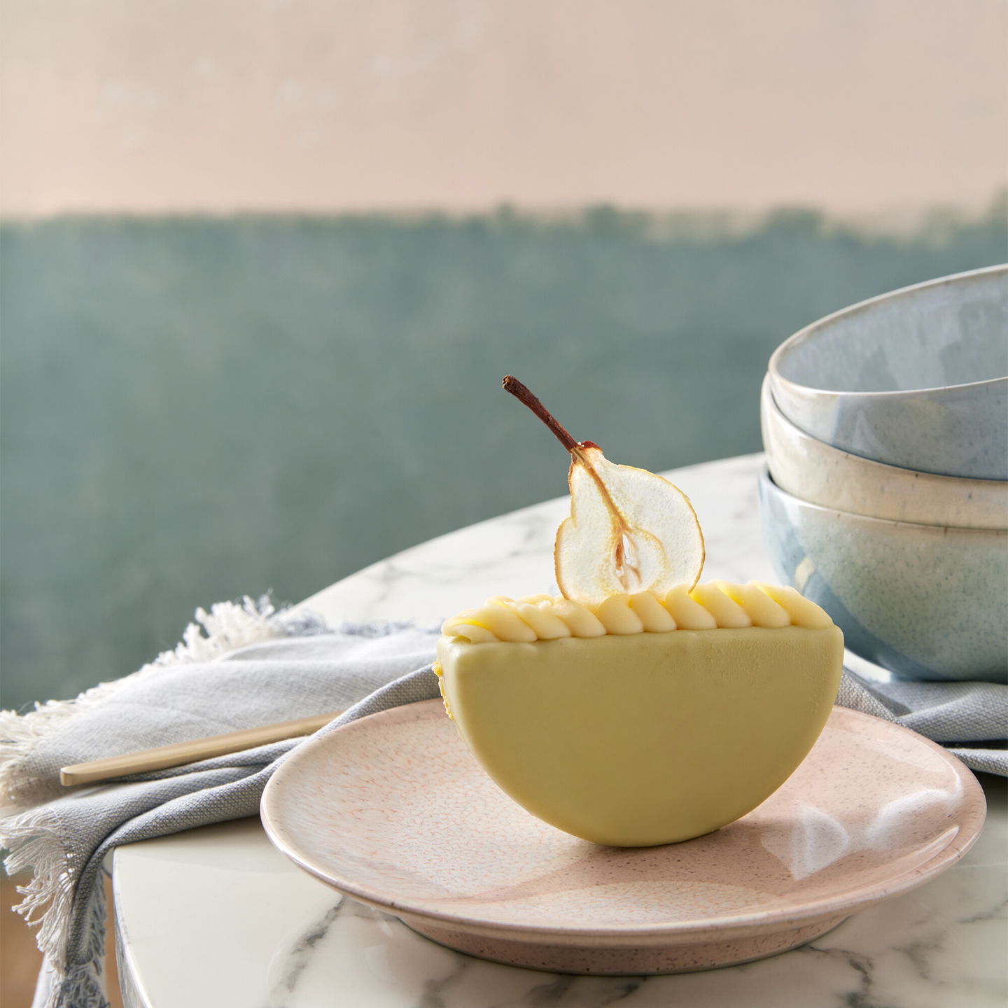 Kiln Pastels Accent Small Plate Set of 4