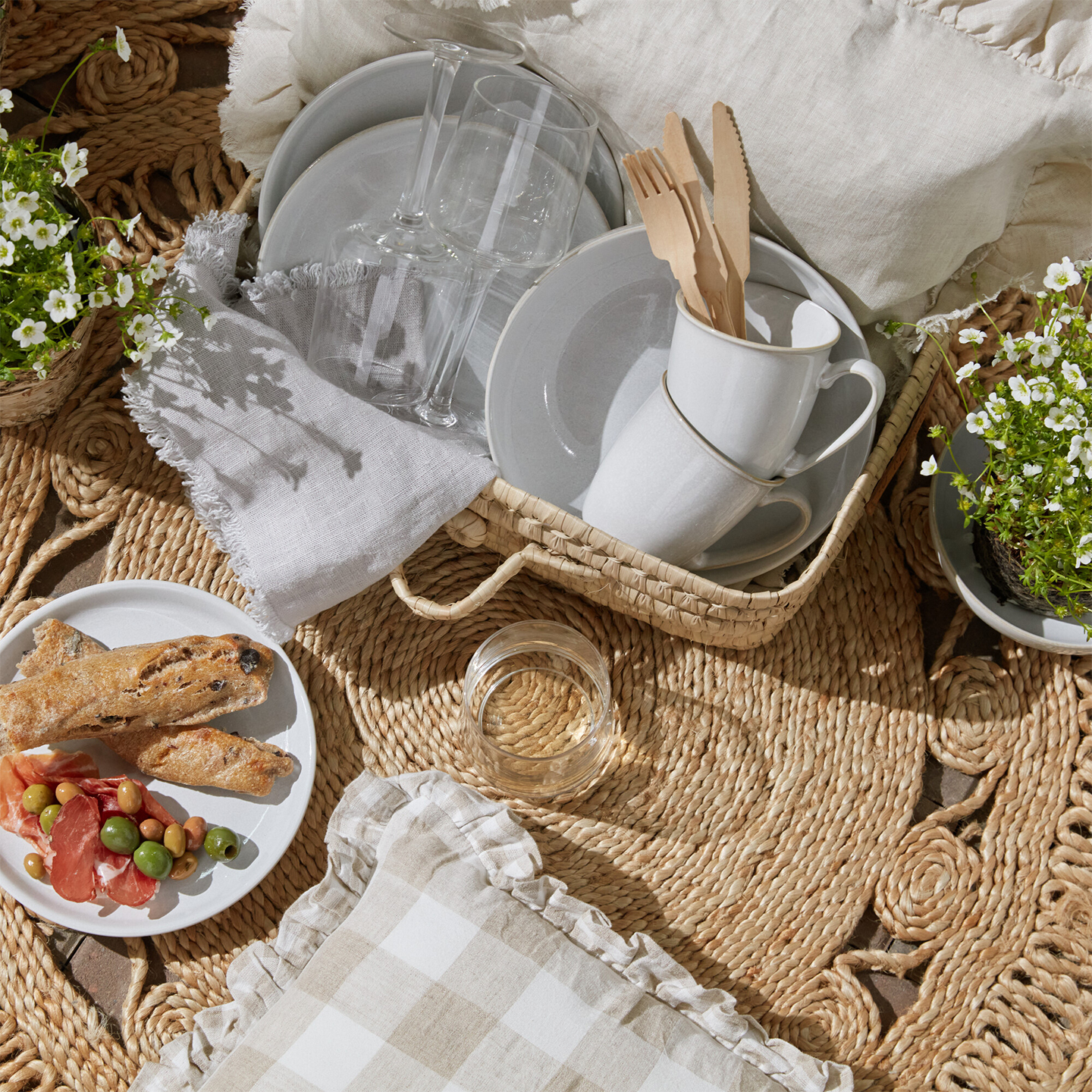 Elements Stone White Coffee Beaker/Mug - Set Of 4