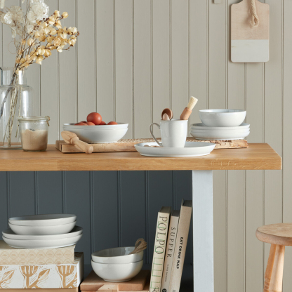 Elements Stone White Coupe Cereal Bowls - Set Of 4