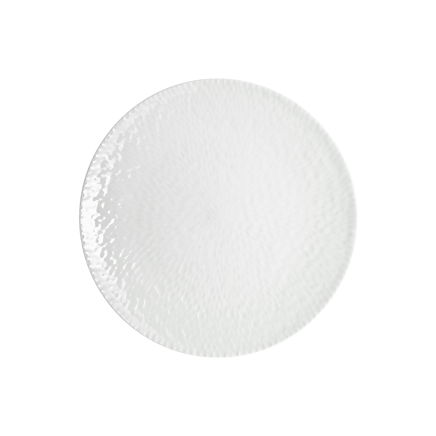 Carve White Medium Plate -