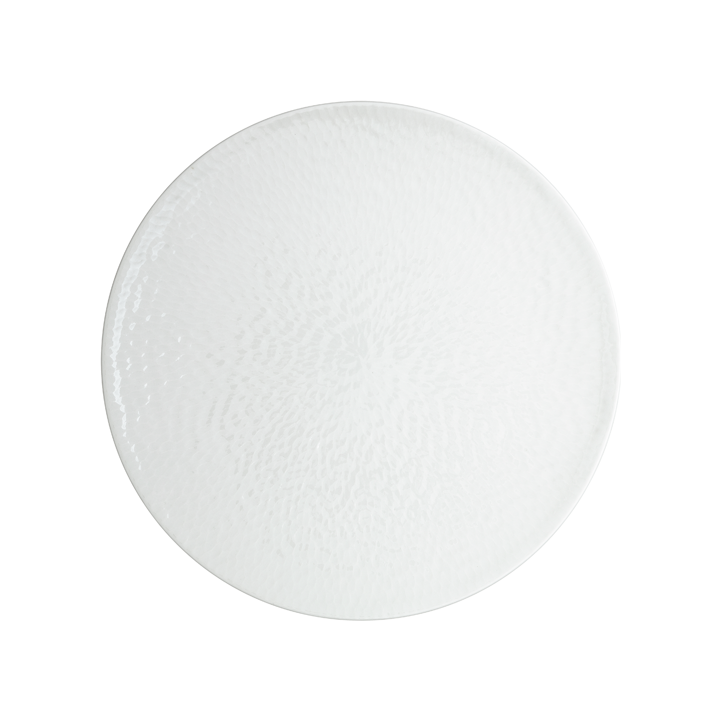 Carve White Dinner Plate -