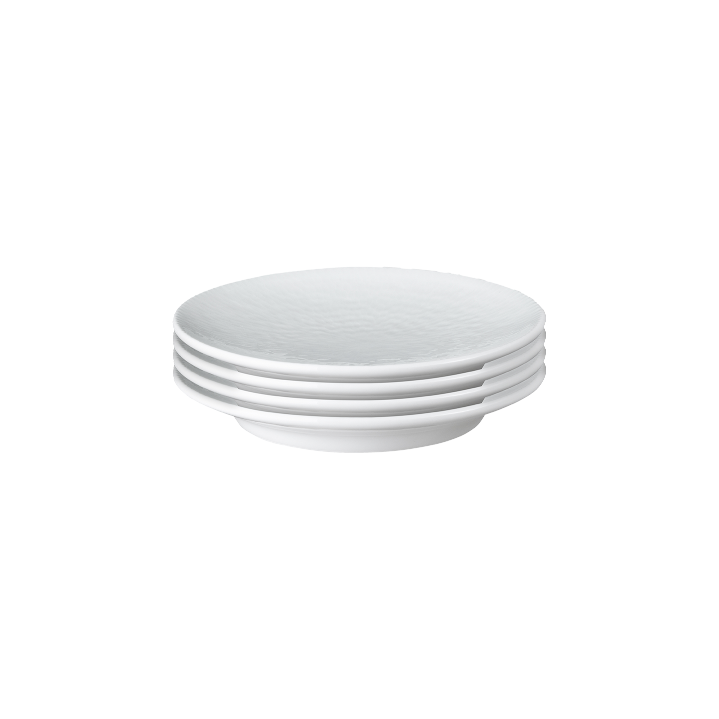 Carve White Small Plates - Set Of 4 -