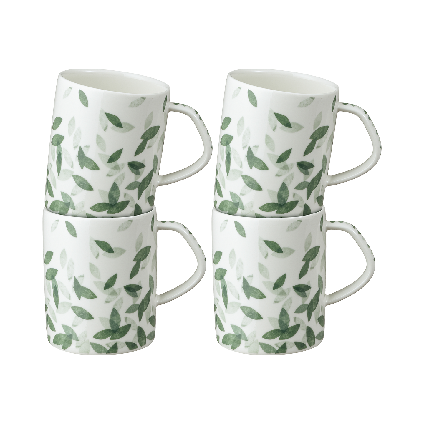 Greenhouse Small Mugs - Set Of 4 -