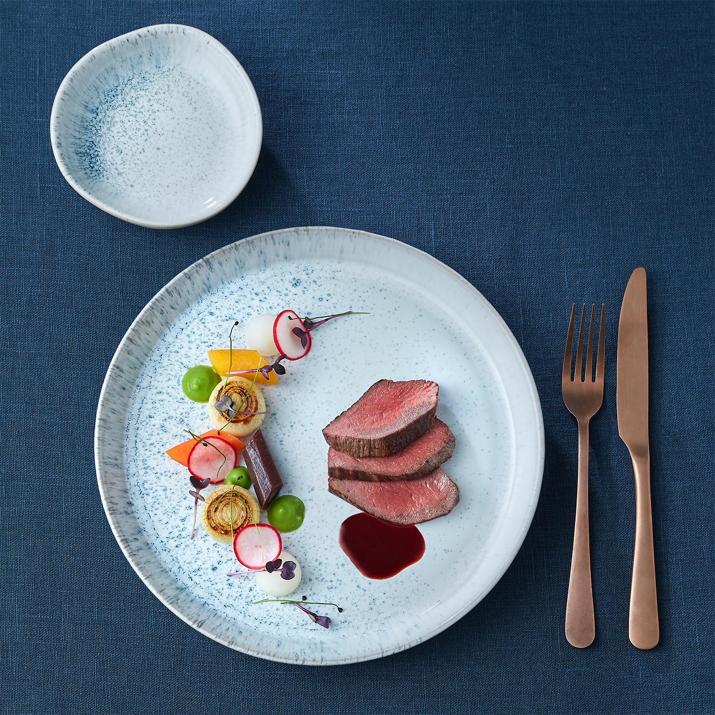 Kiln Blue Dinner Plate Seconds