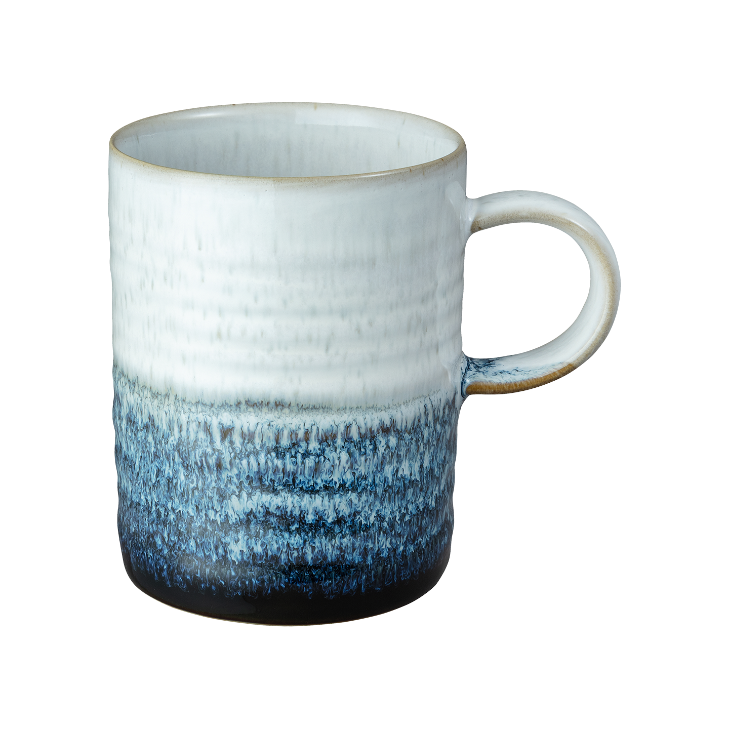Kiln Blue Ridged Mug -