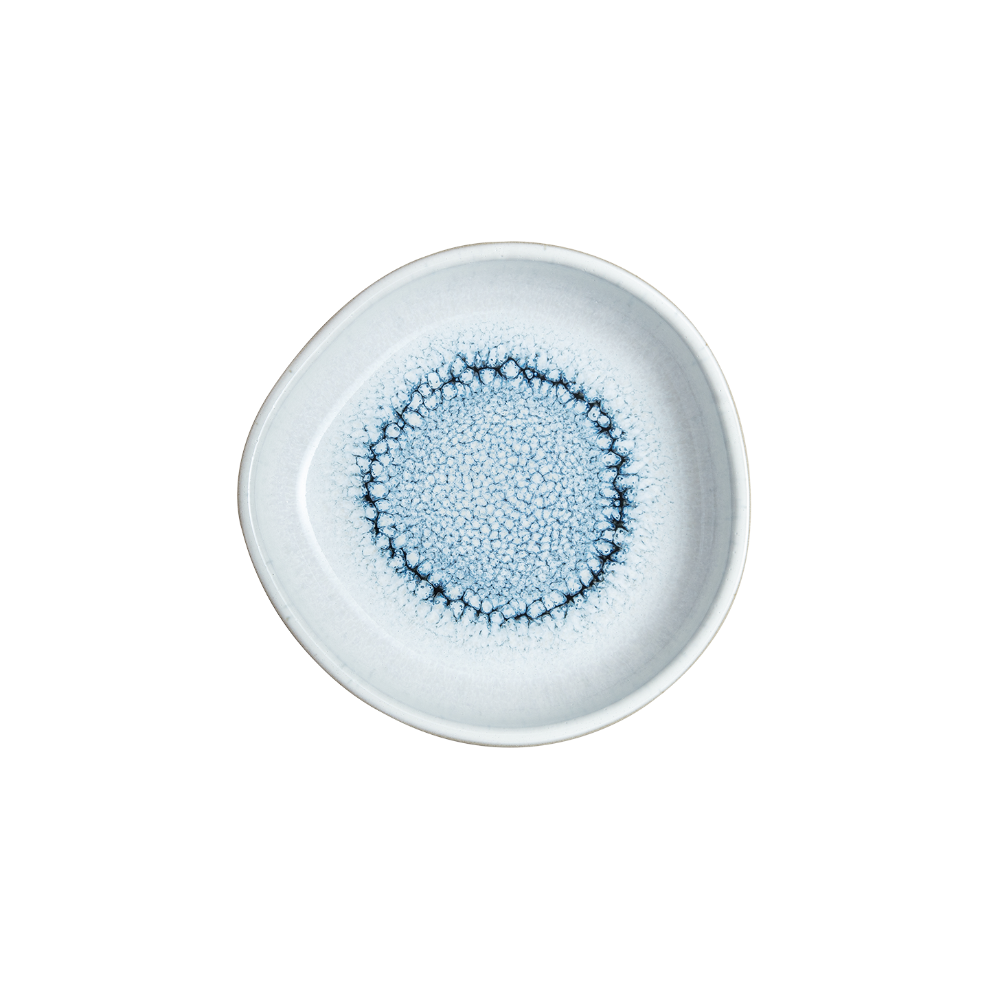 Kiln Blue Small Organic Dish